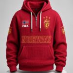 World Cup 2026 Norway Waffle Quarter Zip Hoodie