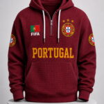 World Cup 2026 Portugal Waffle Quarter Zip Hoodie