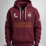 World Cup 2026 Qatar Waffle Quarter Zip Hoodie