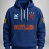 world cup 2026 scotland waffle quarter zip hoodie