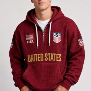 world cup 2026 united states waffle quarter zip hoodie1