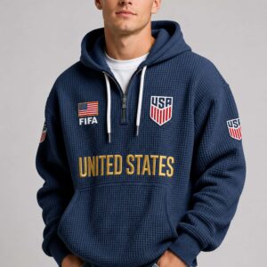 world cup 2026 united states waffle quarter zip hoodie2