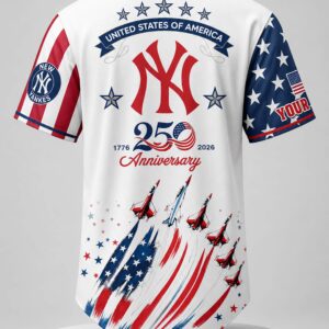 yankees 250th independence day 2026 personalized jersey1