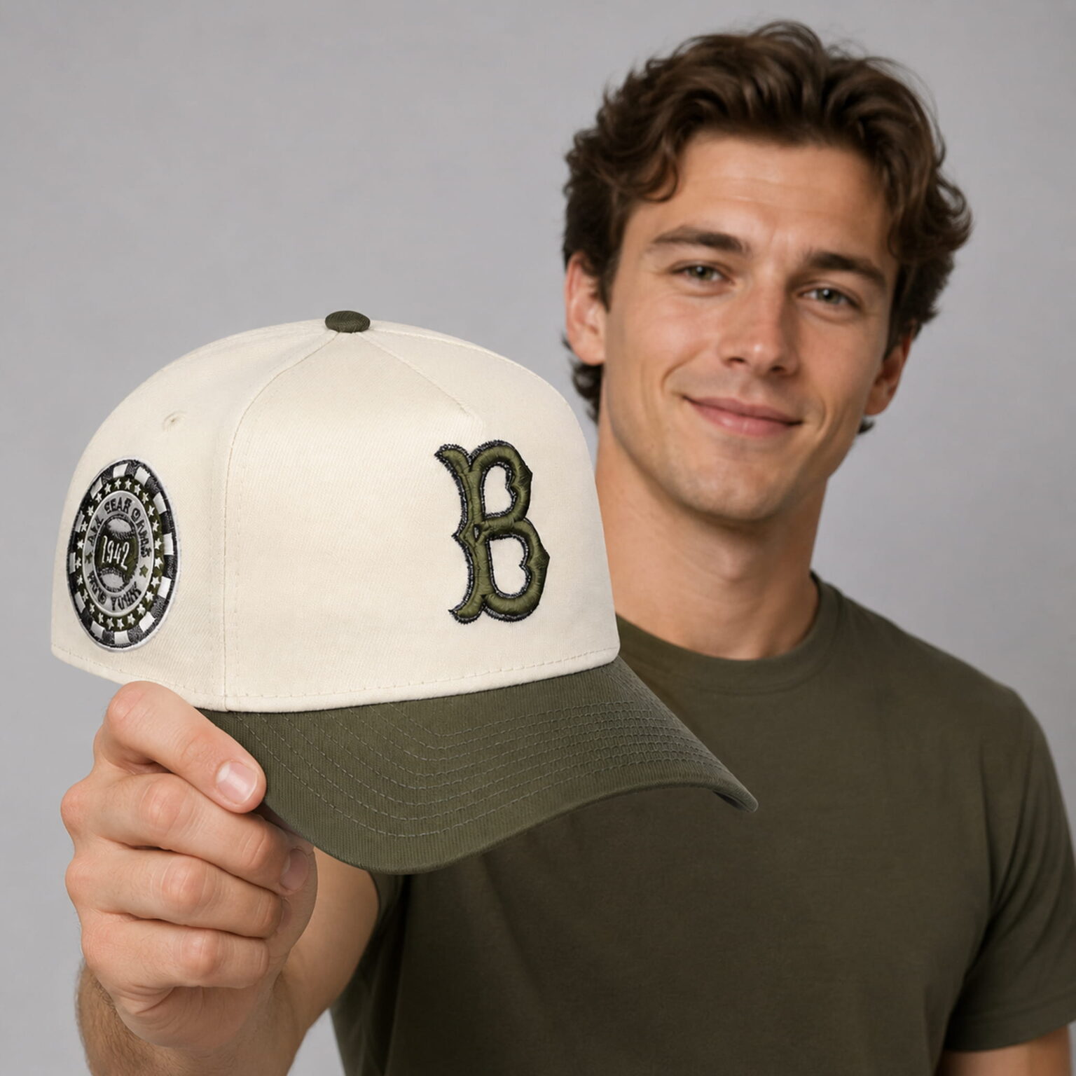 2026 brooklyn dodgers all star game chrome olive hat