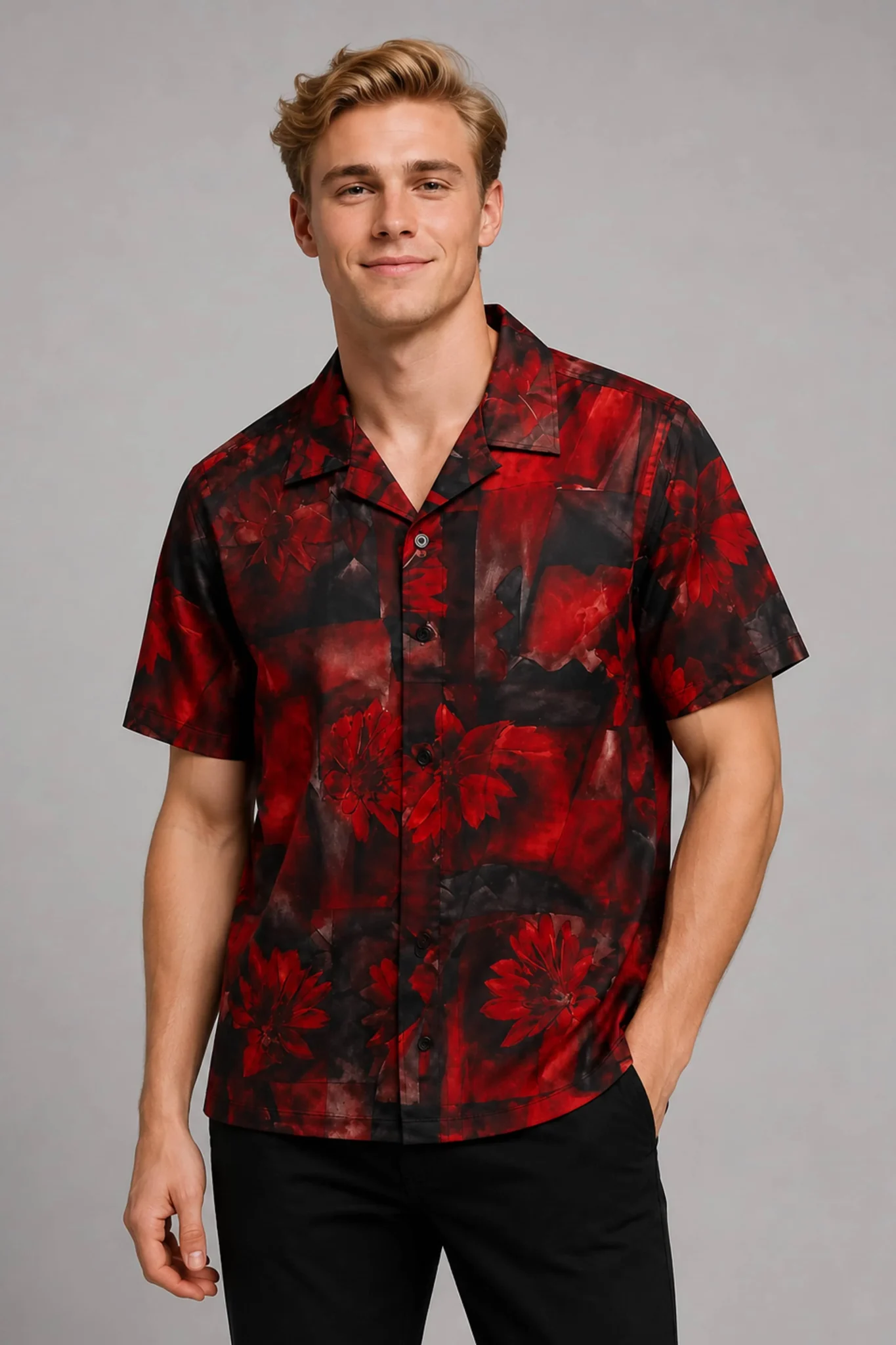 2026 daniel molloy red floral hawaiian shirt2