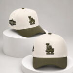 2026 Dodgers All Star Game Chrome Olive Hat