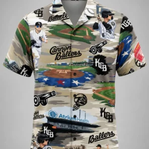 2026 kannapolis cannon ballers aloha shirt giveaway