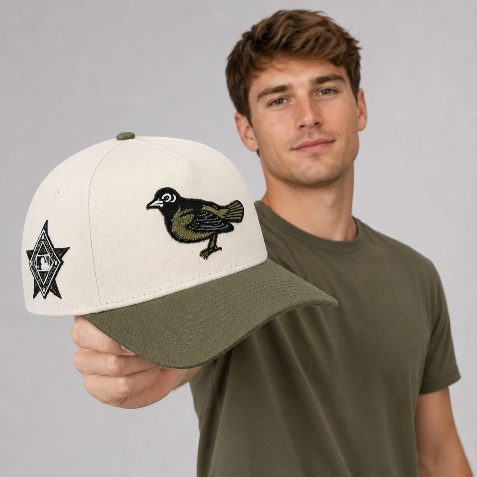 2026 orioles all star game chrome olive hat1