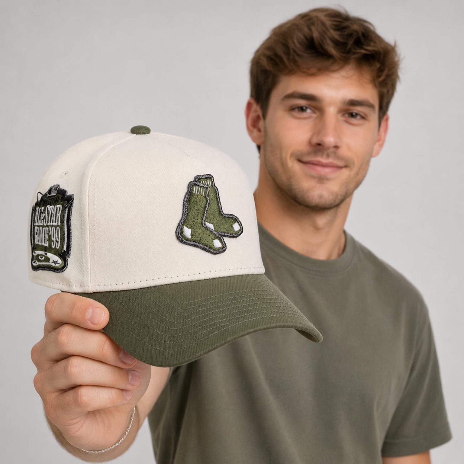 2026 red sox all star game chrome olive hat