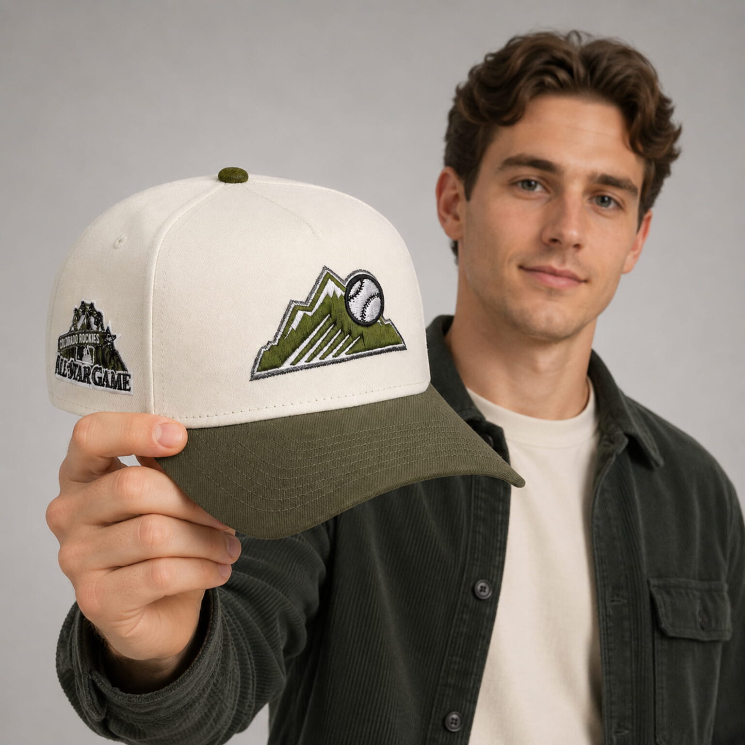2026 rockies all star game chrome olive hat2