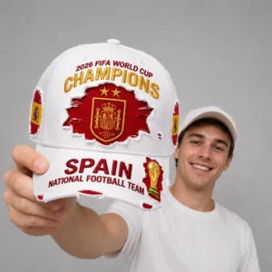 fifa world cup champions 2026 spain distressed hat2