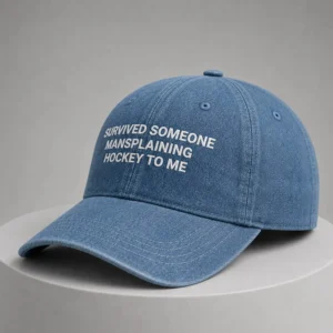 survived someone mansplaining hockey to me hat2