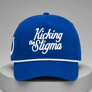 kalen jackson colts kicking the stigma hat1