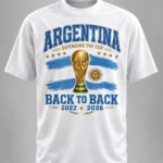 Argentina FIFA World Cup Defending The Cup Back To Back 2022-2026 Shirt