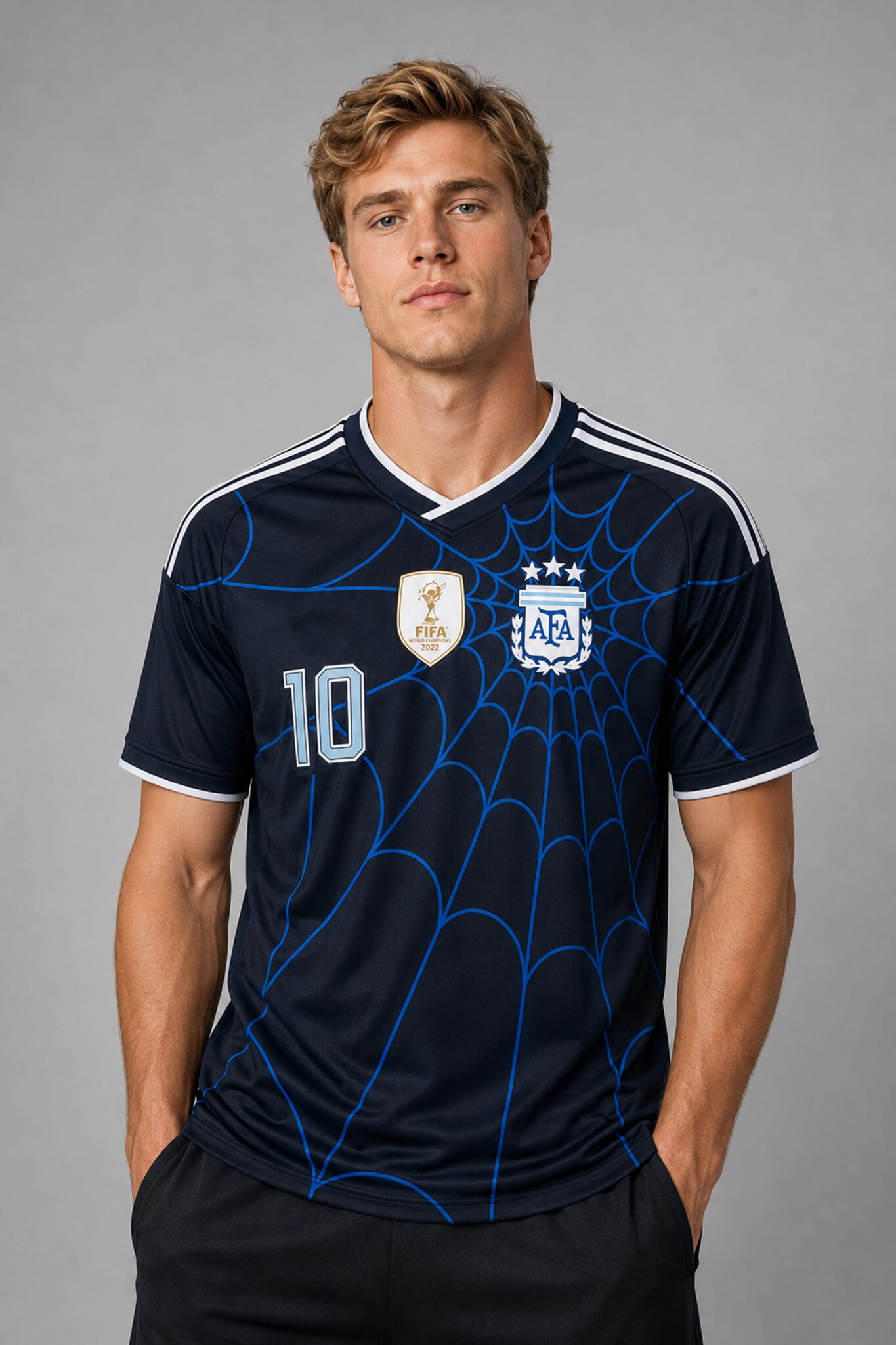 argentina messi x spider man jersey1