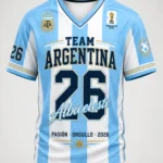 Argentina World Cup 26 Champions V-Neck Shirt