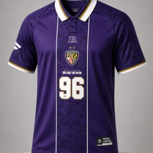 baltimore ravens football collared fan top 2026 jersey