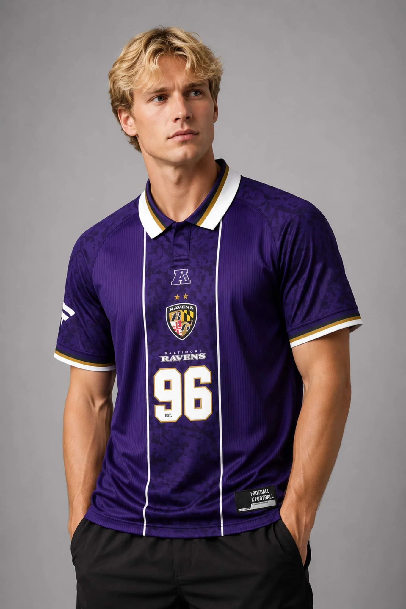 baltimore ravens football collared fan top 2026 jersey1