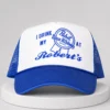 benicio del toro i drink my at roberts trucker hat