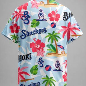 biloxi shuckers christmas in july 2026 hawaiian shirt1