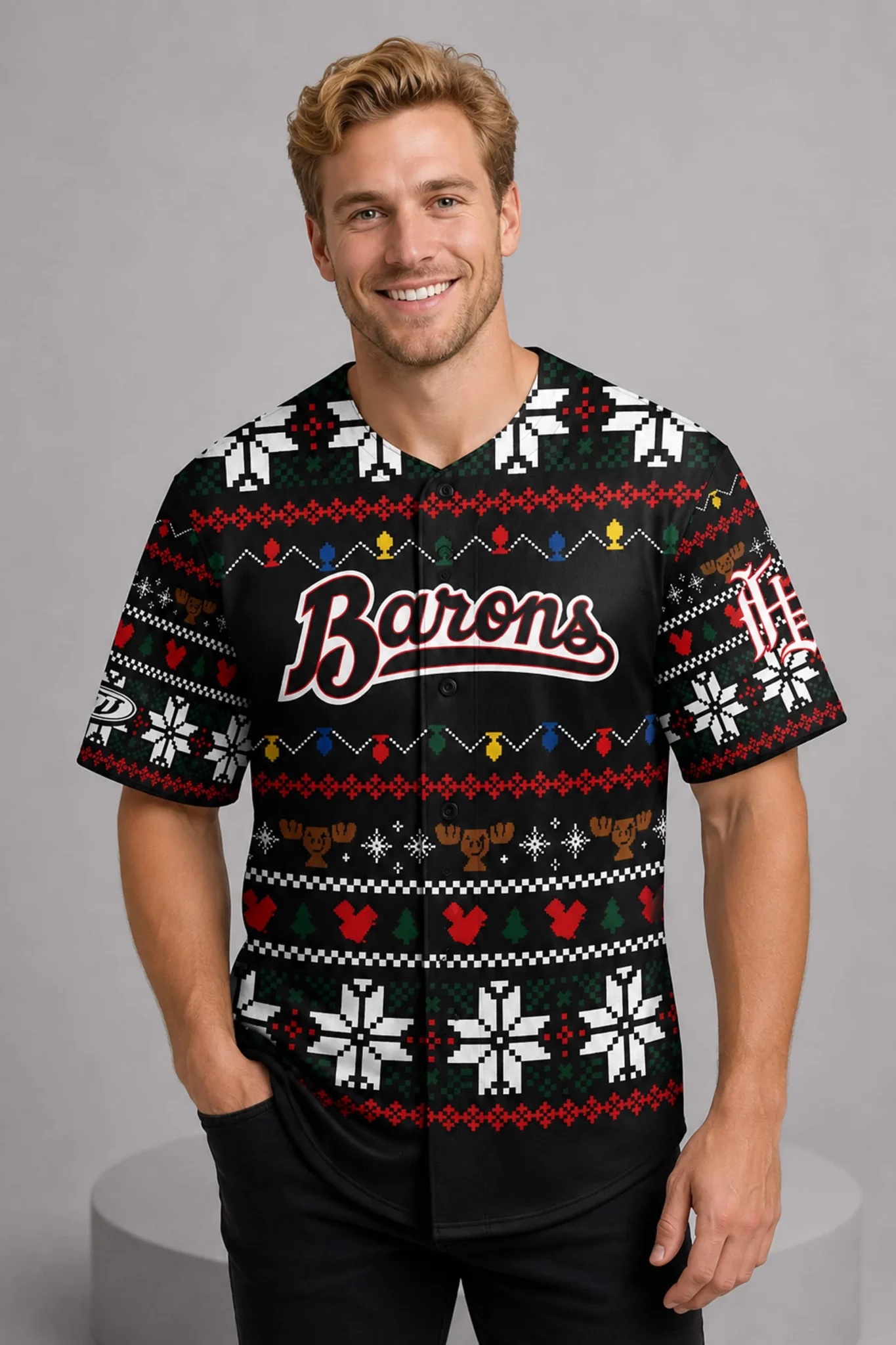 birmingham barons christmas in july 2026 baseball jersey2