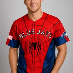 blue jays x spider man brand new day 2026 baseball jersey3