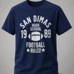 Brandon Walker San Dimas High School 1989 Football Rules Shirt
