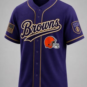 browns national purple heart day 2026 jersey