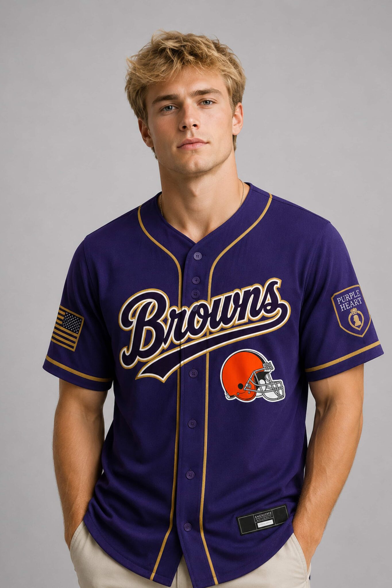 browns national purple heart day 2026 jersey3