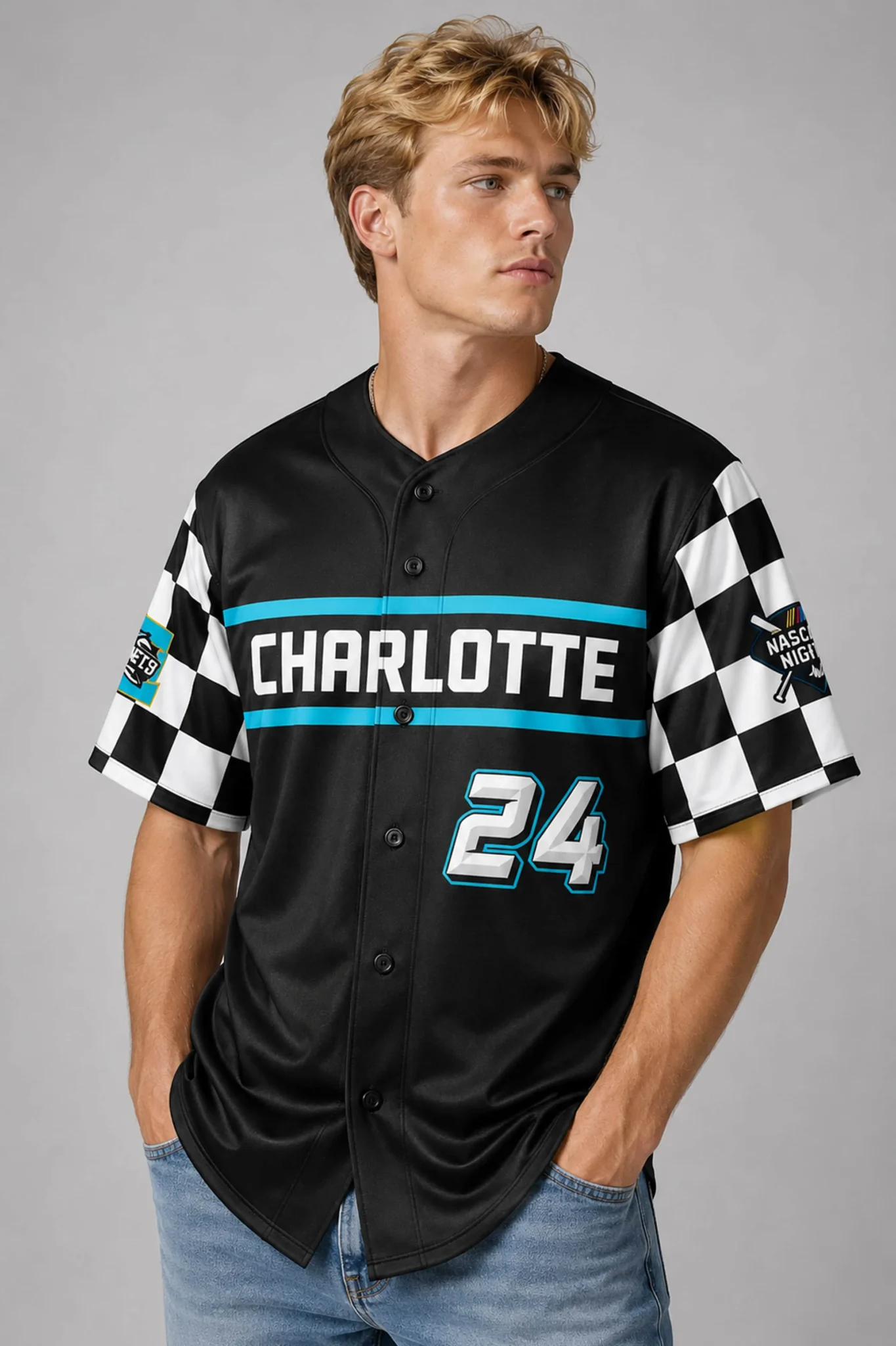 charlotte knights nascar night 2026 jersey3