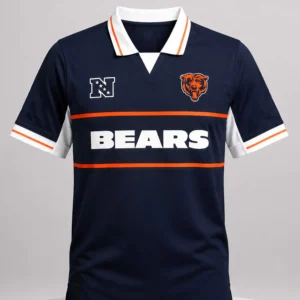 chicago bears football collared fan top 2026 jersey