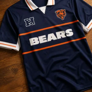 chicago bears football collared fan top 2026 jersey3