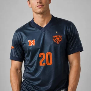 chicago bears football v neck fan top 2026 jersey2