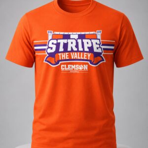 clemson football stripe the valley shirt