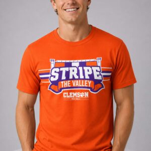 clemson football stripe the valley shirt2