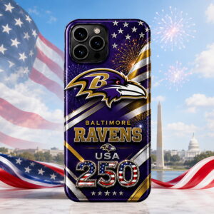 ravens usa 250th national pride game phone case