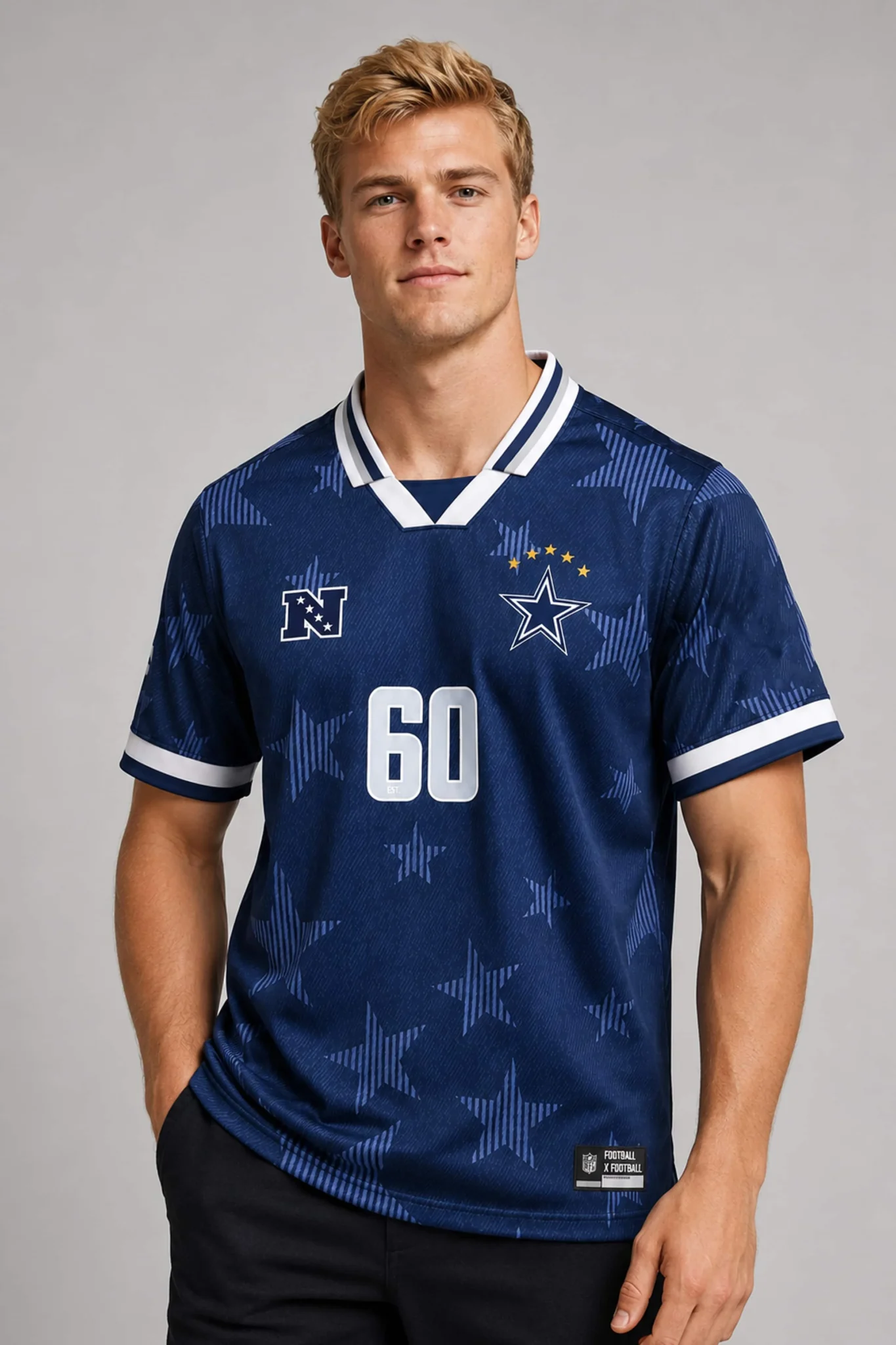 dallas cowboys football collared fan top 2026 jersey1