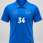 Detroit Lions Football x Football Collared Fan Top 2026 Jersey