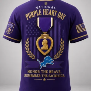 detroit lions national purple heart day 2026 jersey1