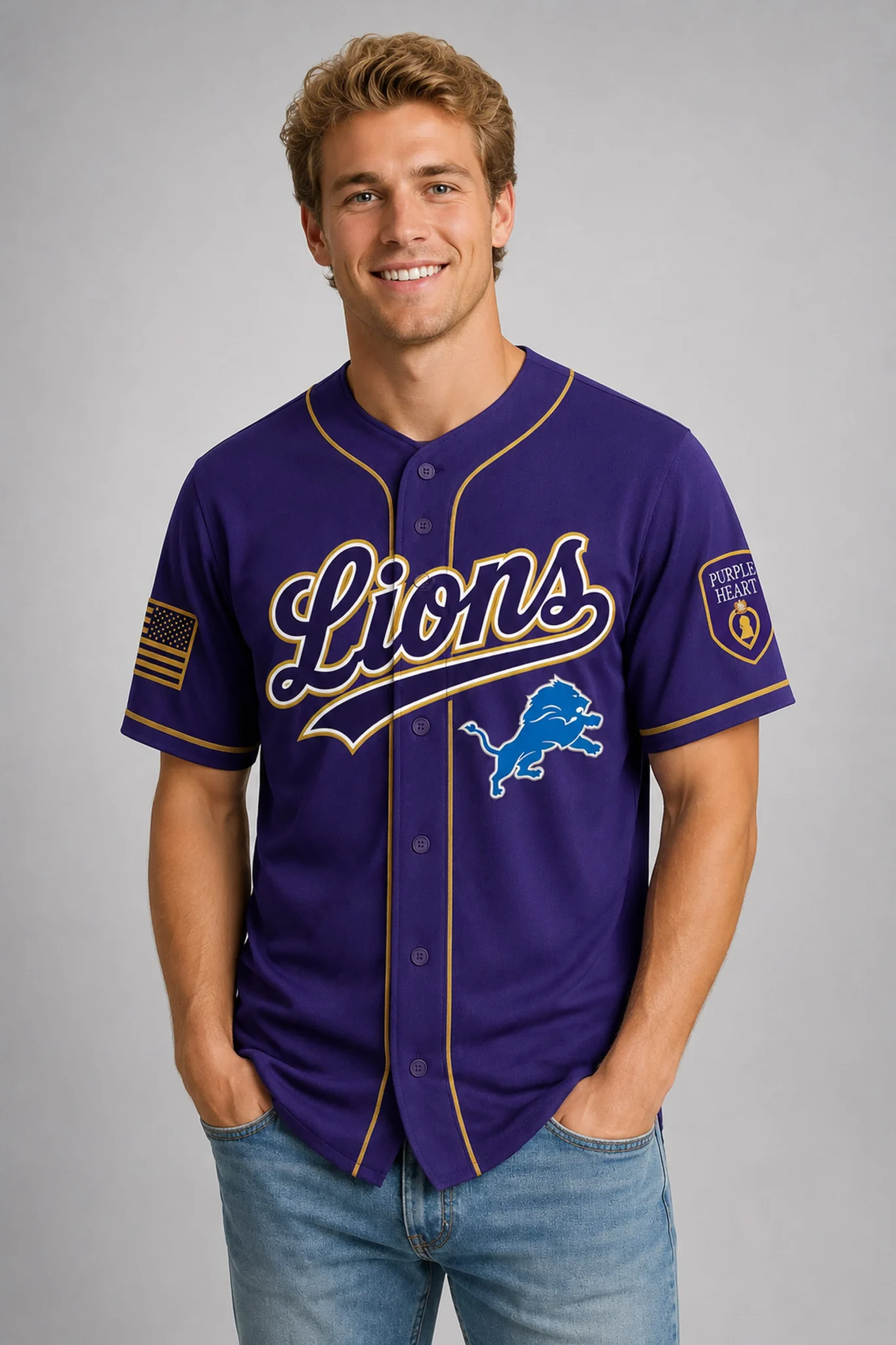 detroit lions national purple heart day 2026 jersey3