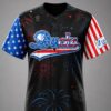 ducks celebrating 4th of july 2026 fireworks baseball jersey