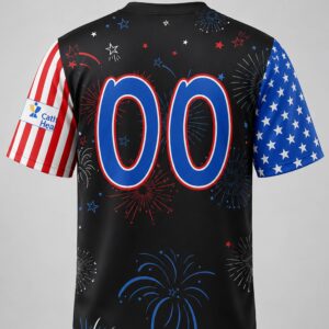 ducks celebrating 4th of july 2026 fireworks baseball jersey1