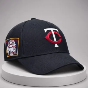 twins navy 2026 field of dreams club structured adjustable hat