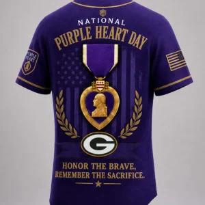 green bay packers national purple heart day 2026 jersey1