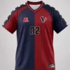 houston texans football v neck fan top 2026 jersey