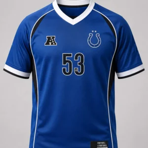 indianapolis colts football v neck fan top 2026 jersey