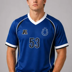 indianapolis colts football v neck fan top 2026 jersey3