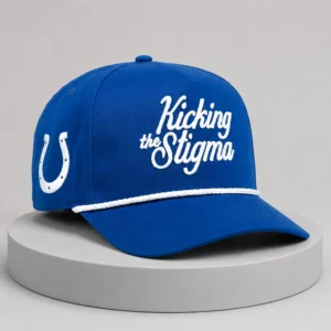 kalen jackson colts kicking the stigma hat3