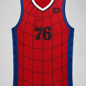 lebron james philadelphia 76ers spider man brand new day jersey1