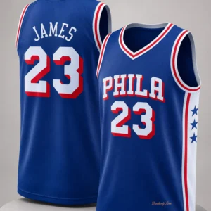 lebron james philadelphia 76ers swingman jersey